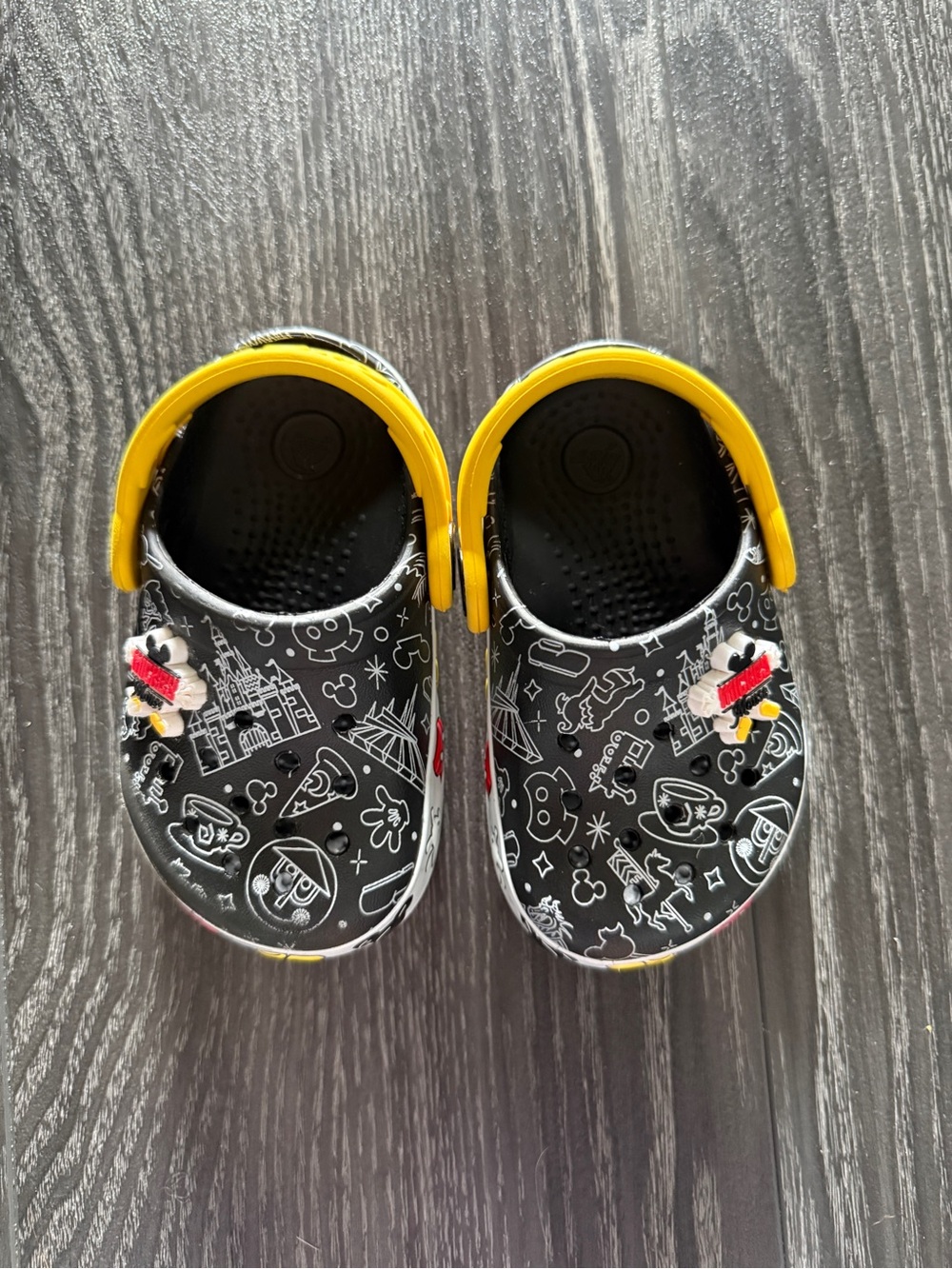 Mickey Disney Toddler Crocs size 5